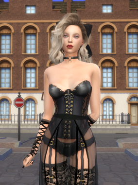 sims4 alpha cc style download blonde female Danuta Wojcik by Bonita100 Body View