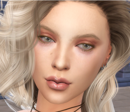 sims4 custom content download girl Danuta Wojcik by Bonita100 Face View