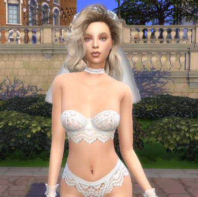 the sims 4 cc download blonde female Danuta Wojcik by Bonita100 Body View