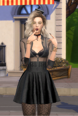 sims game realistic style download blonde female Danuta Wojcik by Bonita100 Body View