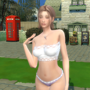 sims custom character download girl Mariel Levit by Bonita100 Body View