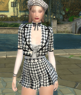 sims game alpha cc style download girl Mariel Levit by Bonita100 Body View