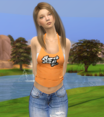 sims cc download girl Ainhoa Martinez by Bonita100 Body View