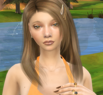 sims game alpha cc download brown hair female Ainhoa Martinez by Bonita100 Face View