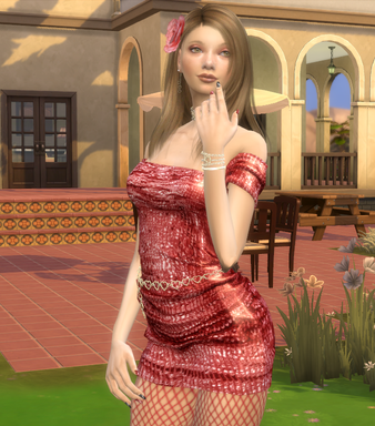 sims 4 realistic style download girl Ainhoa Martinez by Bonita100 Body View
