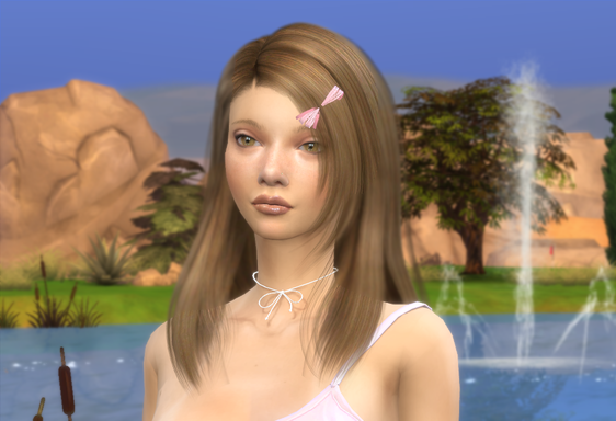 sims premium cc download brown hair female Ainhoa Martinez by Bonita100 Face View