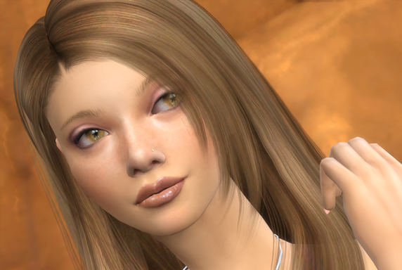 the sims 4 cc download brown hair female Ainhoa Martinez by Bonita100 Face View