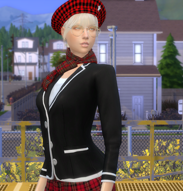 sims realistic style download blonde female Dominika Novotny by Bonita100 Body View