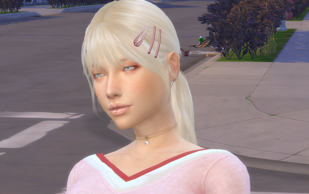 sims custom sim download girl Dominika Novotny by Bonita100 Face View