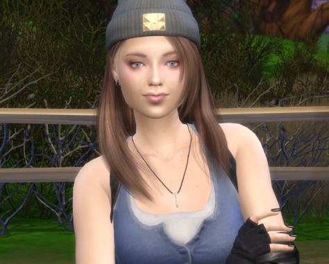 the sims 4 alpha cc download girl Eliza Kim by Bonita100 Face View