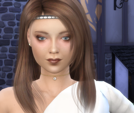 sims 4 cc download girl Eliza Kim by Bonita100 Face View