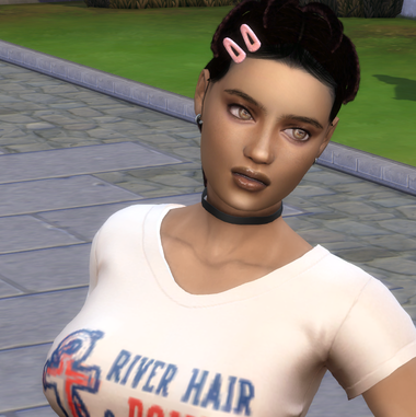 sims 4 custom content download girl Julia Wright by Bonita100 Face View