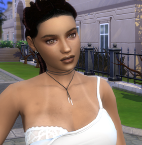 sims game alpha cc style download black girls female Julia Wright by Bonita100 Face View