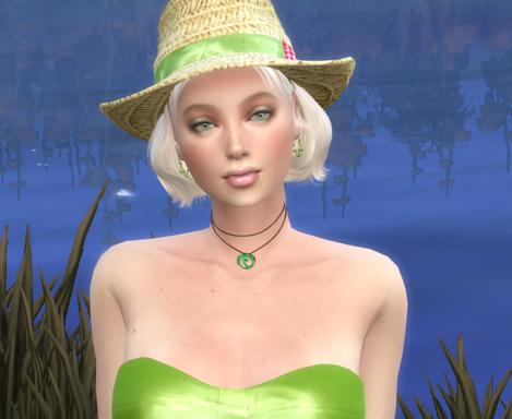 sims custom character download blonde female Liene Ivanova by Bonita100 Face View