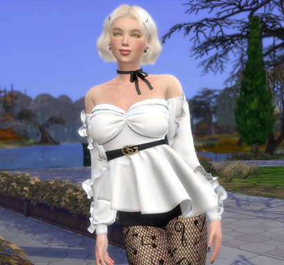 sims game custom sim download girl Liene Ivanova by Bonita100 Body View