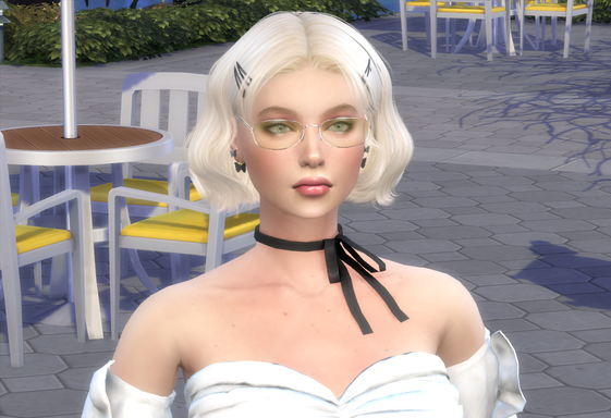 sims 4 custom content download blonde female Liene Ivanova by Bonita100 Face View