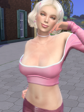 sims realistic style download girl Liene Ivanova by Bonita100 Body View