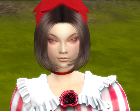sims game custom character download girl Ji-Min Yoon by Bonita100 Face View