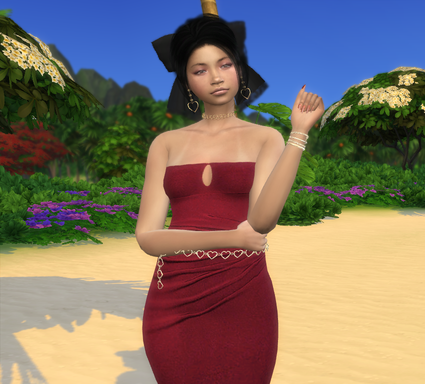 the sims 4 custom character download girl Myra Mendoza by Bonita100 Face View