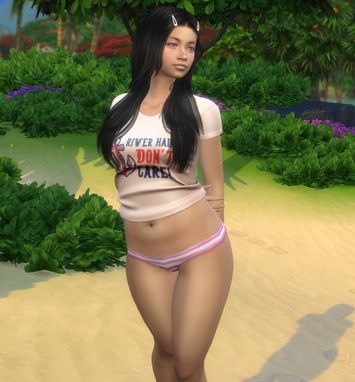 sims game custom content download girl Myra Mendoza by Bonita100 Face View