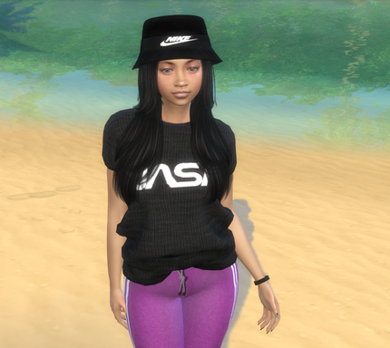 sims4 alpha cc download girl Myra Mendoza by Bonita100 Face View