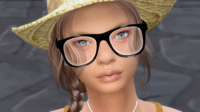 the sims 4 alpha cc download girl Bianka Richter by Bonita100 Face View