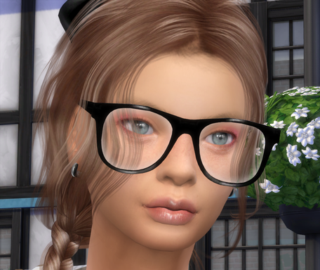 sims4 premium cc download girl Bianka Richter by Bonita100 Face View
