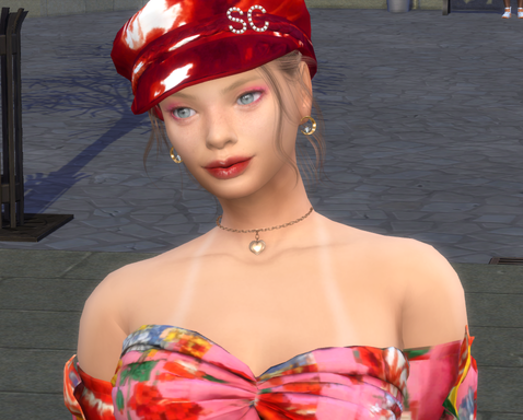 sims custom sim download girl Bianka Richter by Bonita100 Face View