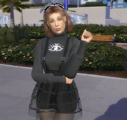 the sims 4 custom character download girl Milly Browne by Bonita100 Body View