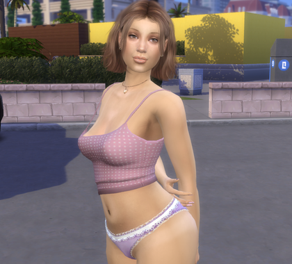 sims4 alpha cc download girl Milly Browne by Bonita100 Body View