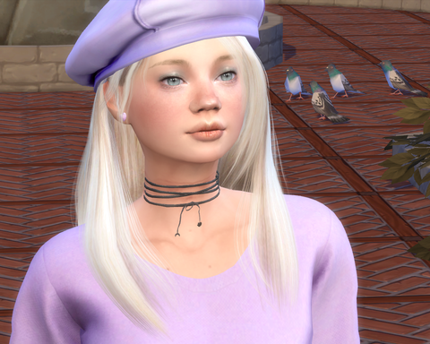 sims4 cc download blonde female Marie Nilsson by Bonita100 Face View
