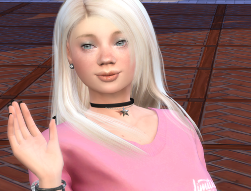 sims 4 high detail download blonde female Marie Nilsson by Bonita100 Face View