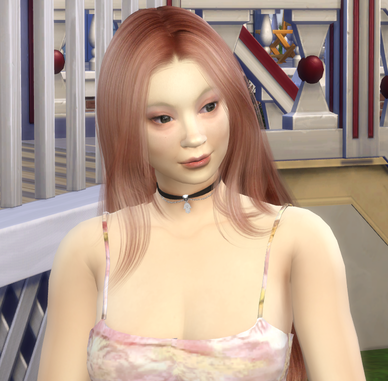 sims cc download girl Lorna Whang by Bonita100 Face View