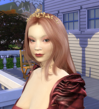sims 4 realistic style download girl Lorna Whang by Bonita100 Face View