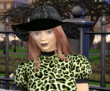 sims game custom character download girl Lorna Whang by Bonita100 Face View
