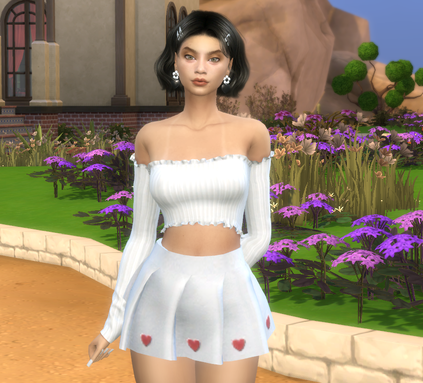 the sims 4 alpha cc download girl Giselle Rivas by Bonita100 Body View