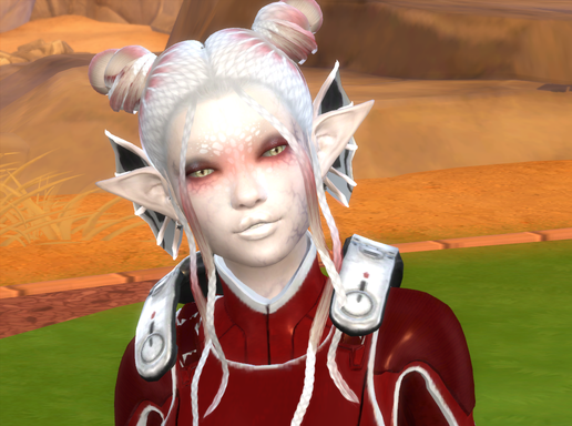 sims high detail download brunette female Athonai Gho Kwen by Bonita100 Face View