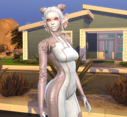 sims4 custom sim download girl Athonai Gho Kwen by Bonita100 Body View