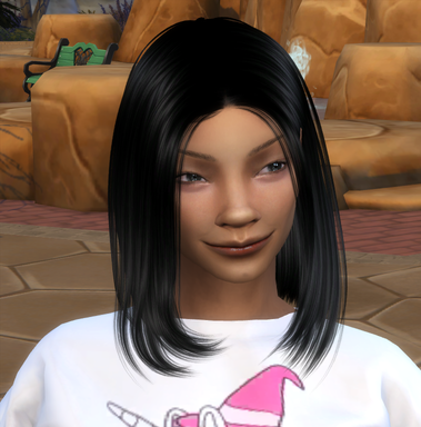 sims game realistic style download asian girls female Dalisai Mendoza by Bonita100 Face View