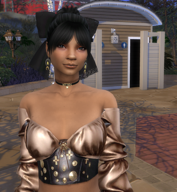 sims4 high detail download asian girls female Dalisai Mendoza by Bonita100 Face View
