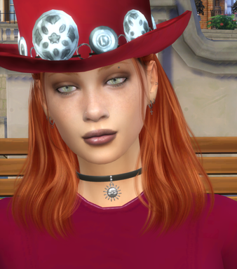 sims4 alpha cc download redhead female Lili Gentil by Bonita100 Face View