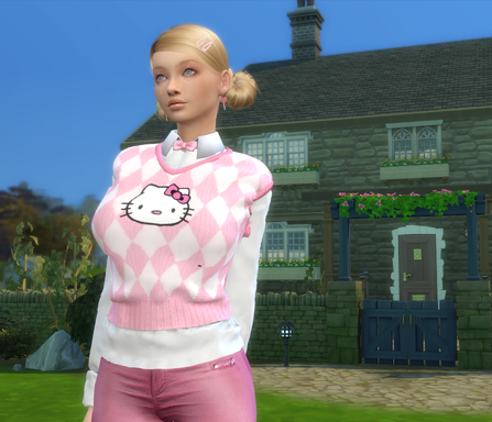 sims 4 premium cc download girl Jovana Ilievska by Bonita100 Body View