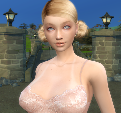 sims custom content download blonde female Jovana Ilievska by Bonita100 Face View