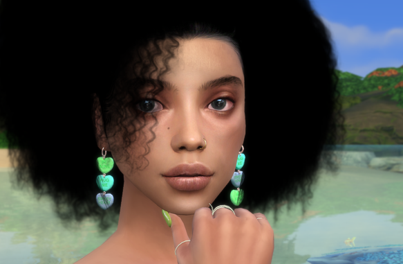 sims custom content download girl Zelia Hernandez by Bonita100 Face View