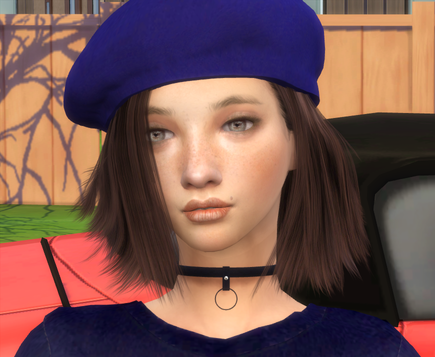 sims 4 custom character download girl Monique Mertens by Bonita100 Face View
