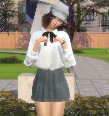 sims cc download brunette female Monique Mertens by Bonita100 Body View