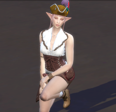 sims4 custom content download girl Elvene Fengella by Bonita100 Face View