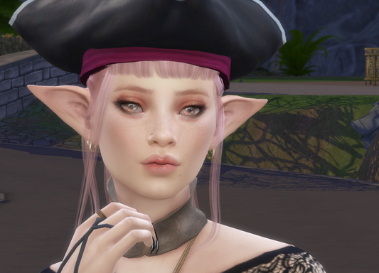 sims alpha cc download occult female Elvene Fengella by Bonita100 Face View