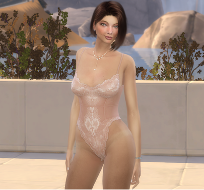 sims game custom sim download woman Marcela Ferrari by Bonita100 Body View