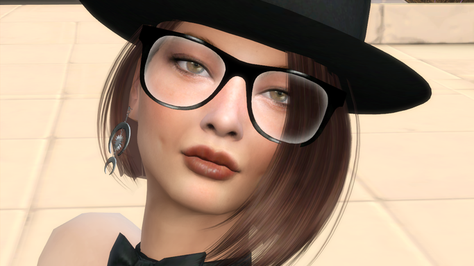 sims custom sim download brunette female Marcela Ferrari by Bonita100 Face View